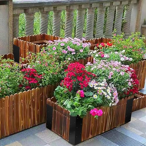 12 Pcs Raised Garden Bed Corner Brackets (12 Count)