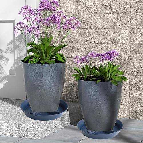 4 Pack Plant Saucer 12 inch (12"-4 Pack / Blue)