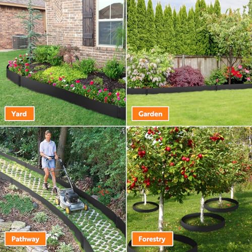 Steel Landscape Edging 40" Lx6 H (6 Count)