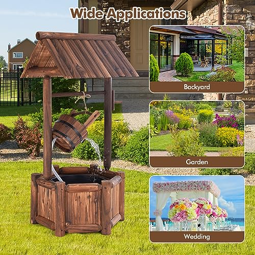 Outdoor Wishing Well Water Fountain