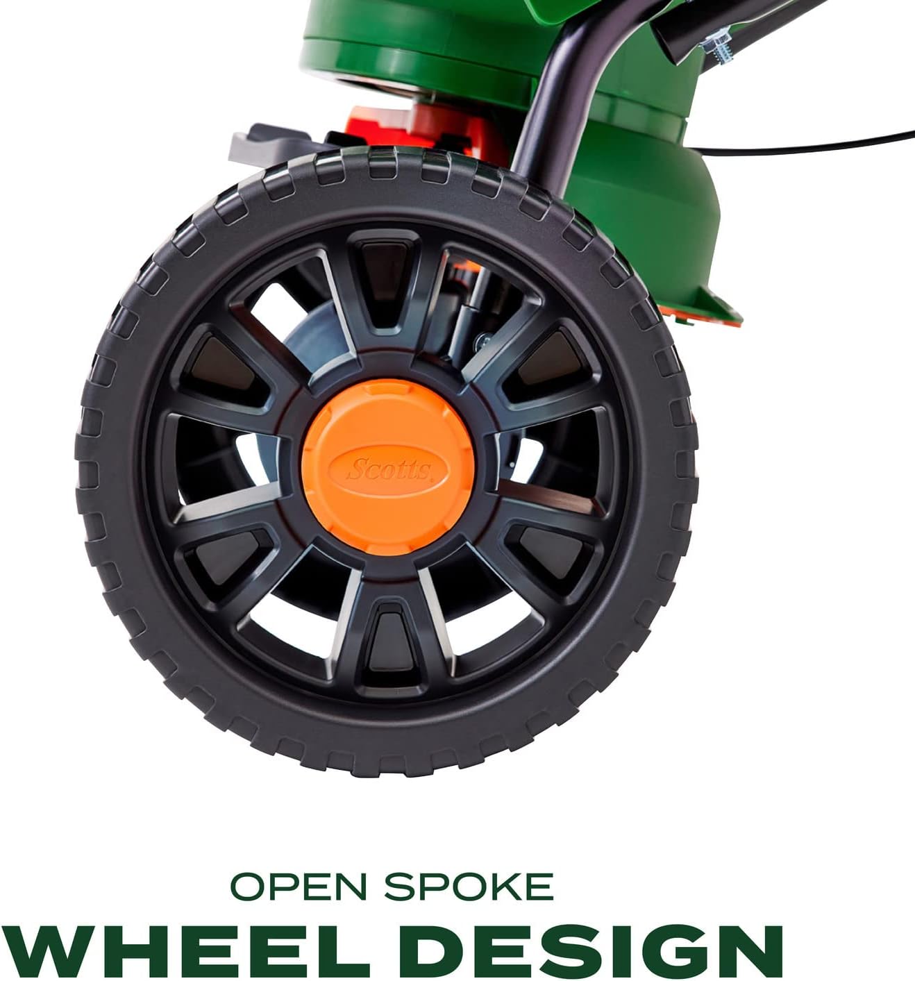 Scotts Turf Builder EdgeGuard DLX Broadcast Spreader for Seed, Fertilizer, Salt, Ice Melt, Holds up to 15,000 sq.ft. Product