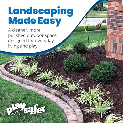 Rubber Mulch Nuggets Protective Flooring for Playgrounds (32000 Ounce)