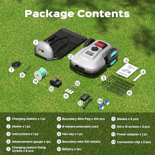 Robot Lawn Mower with App Control