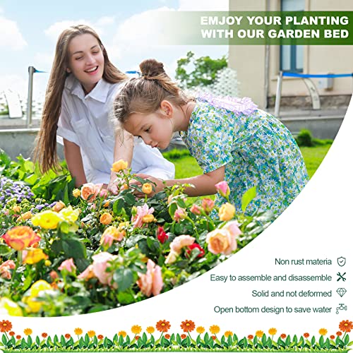 12×4×1ft Galvanized Raised Garden Bed Kit for Vegetables