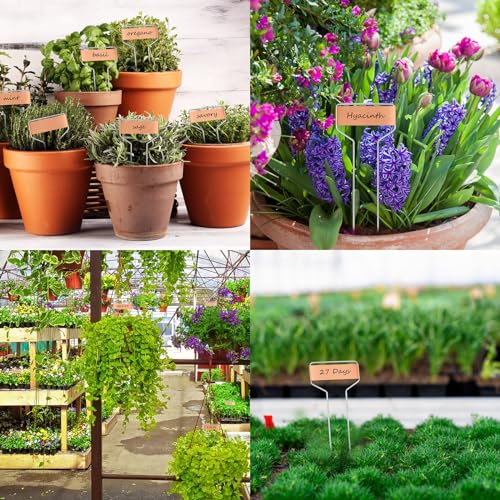 Shimeya 100 Pack Metal Plant Labels