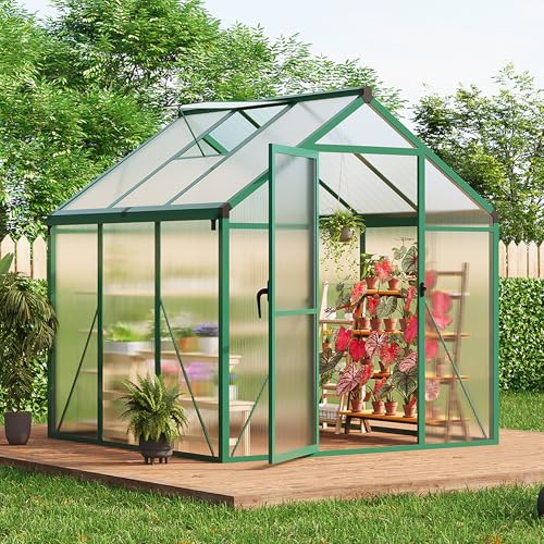 6 x 6 FT Greenhouse (Green / 6x6FT)