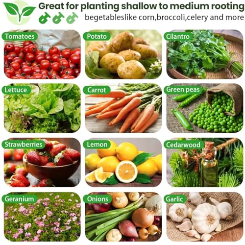 2 Pack Tall Corrugated Galvanized Steel Raised Garden Bed Outdoor (6x3FTx17inch)