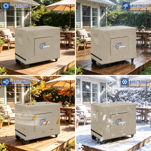 600D Outdoor Bar Cart Cover for 36" Portable Outdoor Table