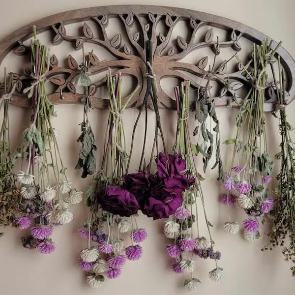 Rustic Life Tree Herb Drying Rack (Herb Drying Rack-Classic Tree of Life)