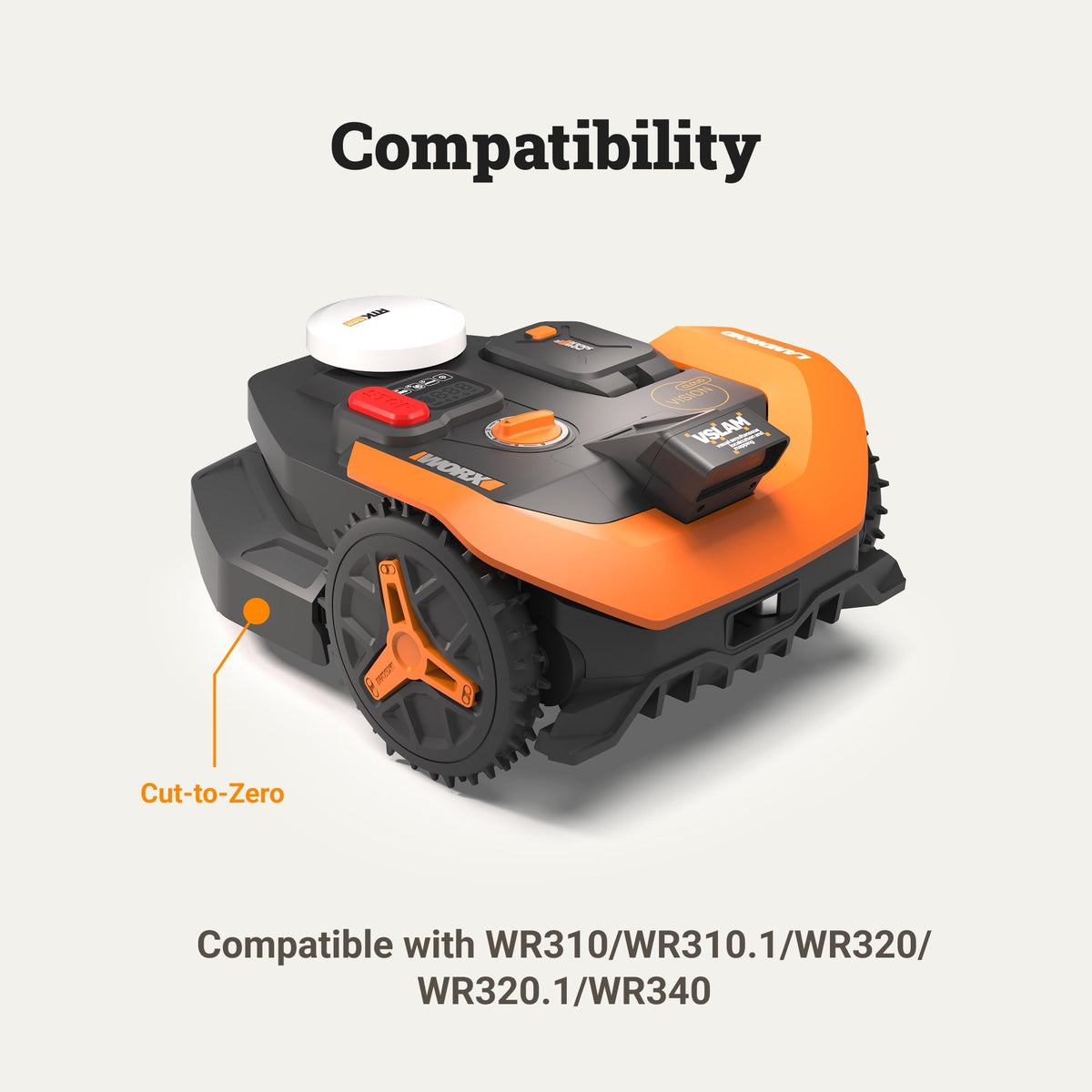 Cut-to-Zero Edge Cutting for Robotic Lawn Mowers, WA0927 (Accessories / Cut-to-Zero - 2WD)