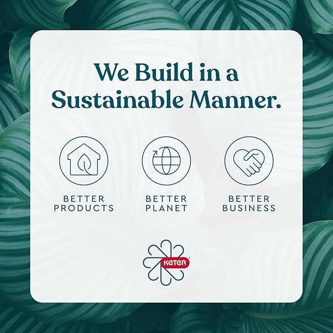 Keter Ashwood 100 Gallon Resin Deck Box Organization and Storage for Patio Furniture Outdoor Cushions, Throw Pillows, Garden Tools and Pool Toys, Brown