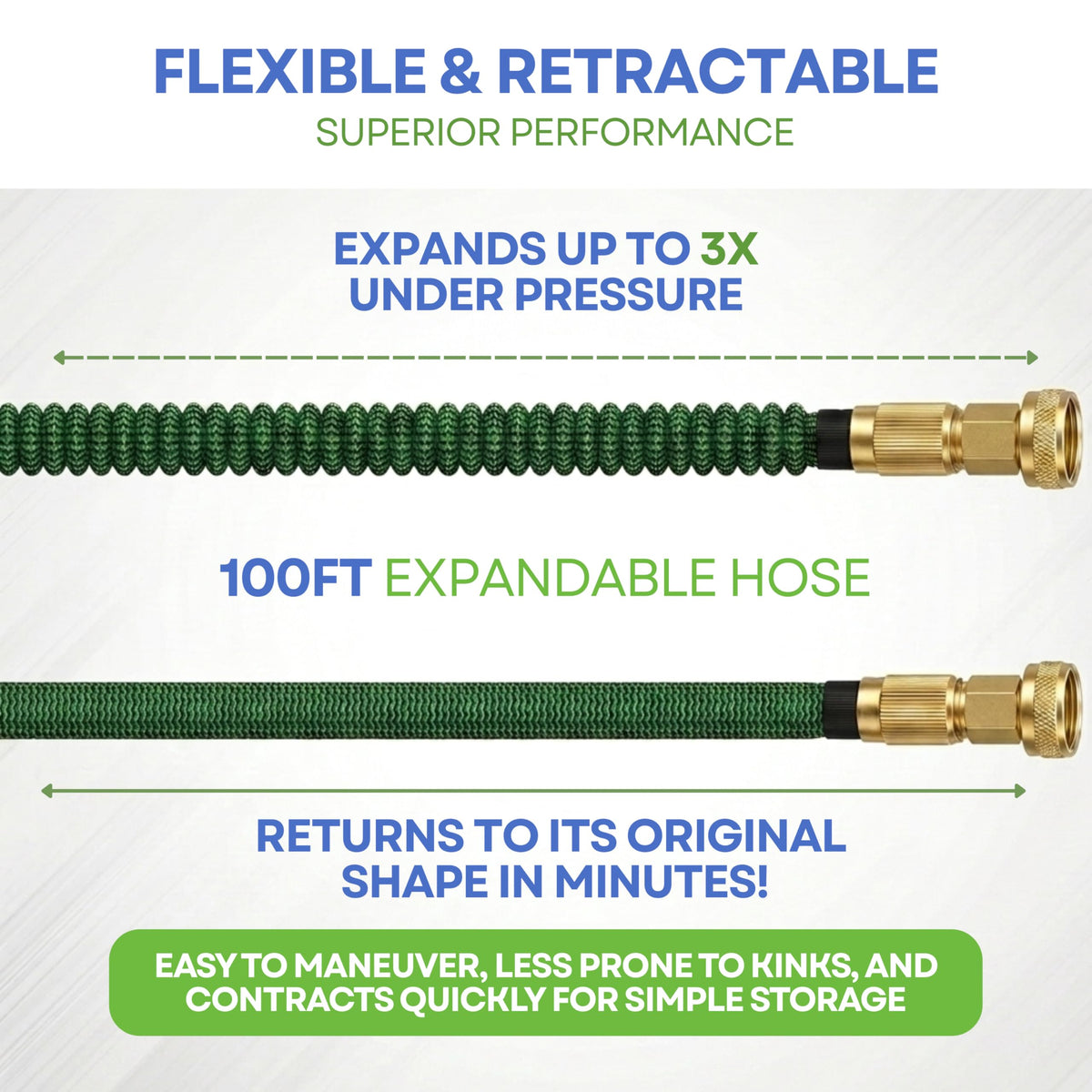 XpandaHose 100ft Expandable Garden Hose
