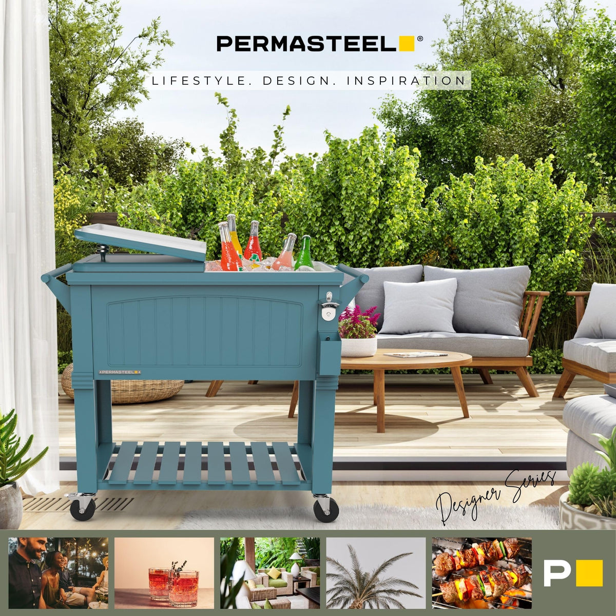 Party Cooler with Divider