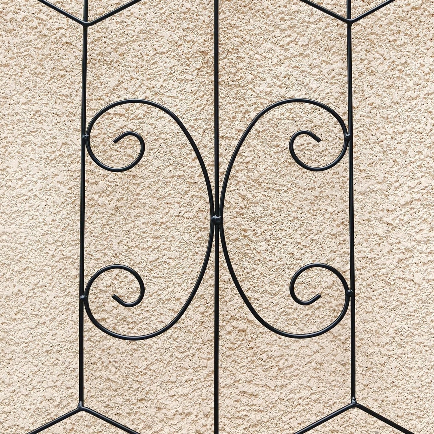 4 Pack 87x20in Garden Trellises with Black Metal Coating, Trellis for Climbing Plants Outdoor, Roses, Vines, Flowers, and Vegetables.