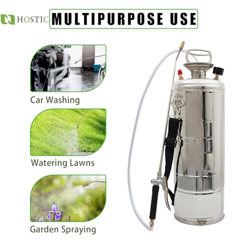1 Gallon Stainless Steel Sprayer Hand Pump Sprayer