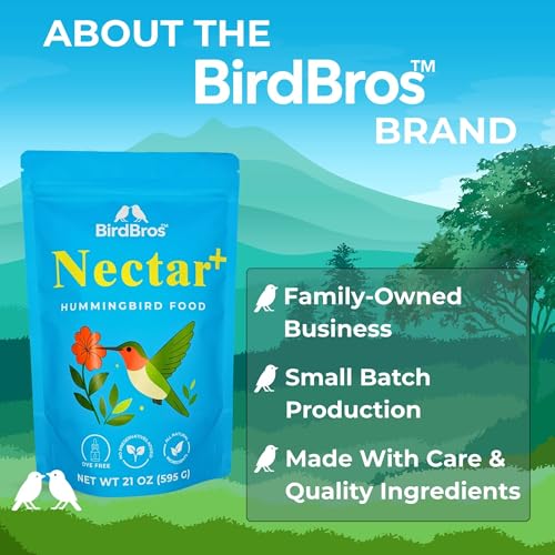 Hummingbird Nectar Powder Nectar+ Hummingbird Food for Feeders (21 Ounce)