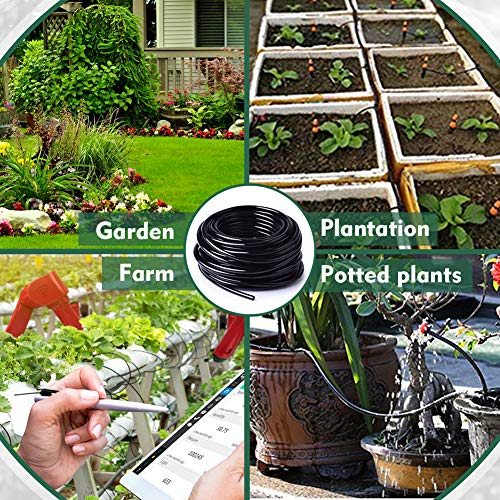 50FT 1 4” Drip Irrigation Tubing (50 Foot)