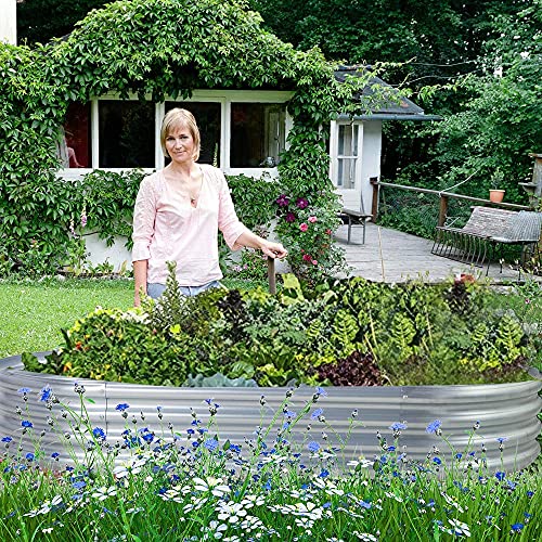 6ft Metal Raised Garden Bed (2 Count)