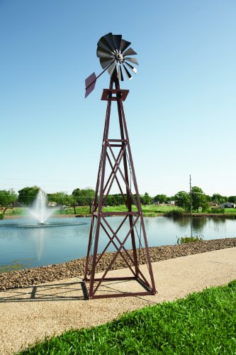 Large Bronze Backyard Windmill