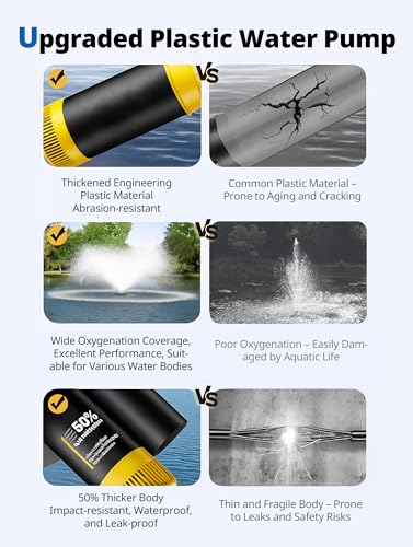 Pond Fountain Aerator Pump with Timer