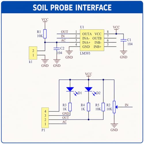 10 Pack Soil Moisture Sensor Module (10 Count)