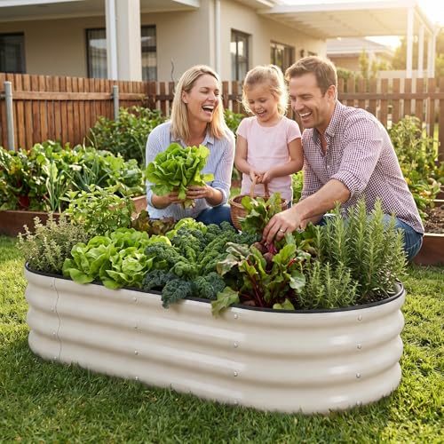 Galvanized Raised Garden Bed Outdoor (2 Count)