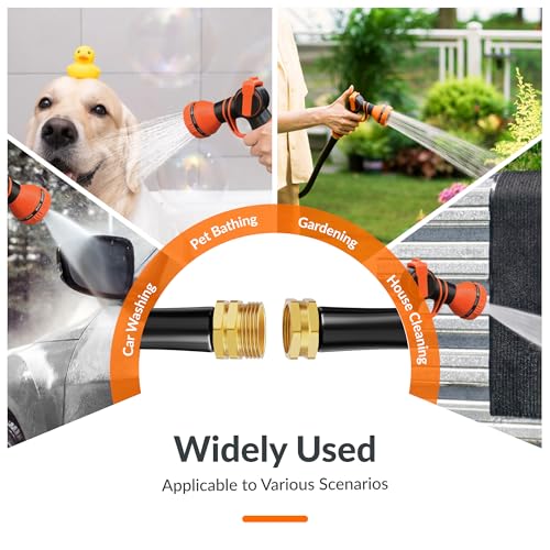 Garden Hose 25FT Lightweight Lay Flat Water Hose