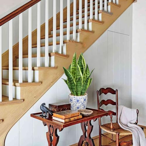 Artificial Snake Plant Potted Faux Sansevieria Trifasciata Plants