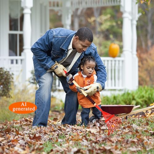 2 Pack Kids Rakes for Leaves