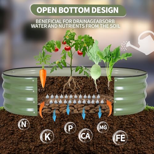 Galvanized Raised Garden Bed (2 Count)