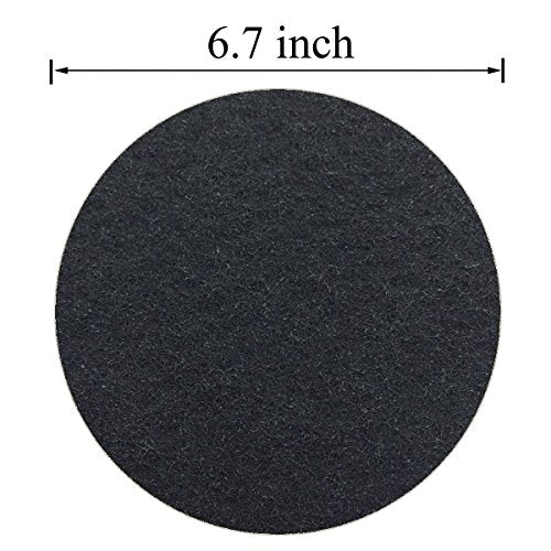 6.7inch Charcoal Filters for Kitchen Compost Bin Pail Replacement Filter Countertop Home Bucket Refill Sets