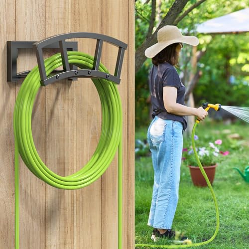 2 Pack Garden Hose Holder Wall Mounted (2 Count)