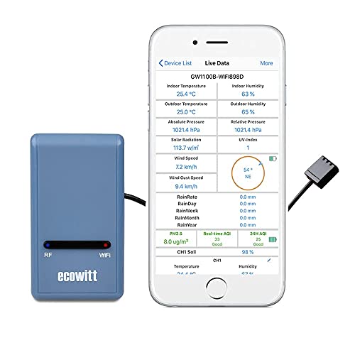 GW1100 WiFi Gateway for Weather Station (GW1100BU)