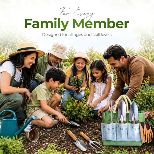 Gardening Tools Set with Organizer Handbag 9