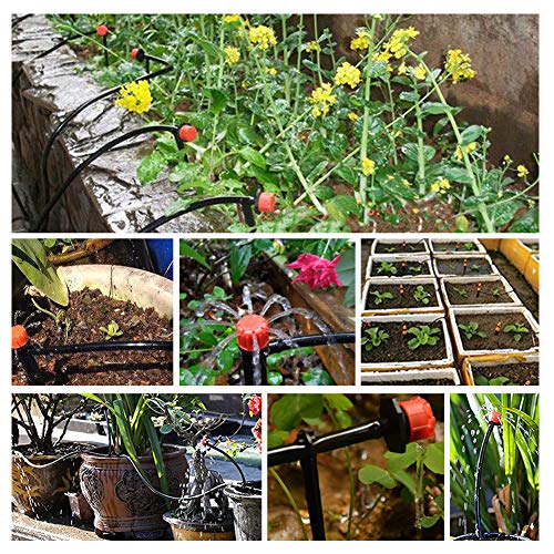 200FT 1 4” Drip Irrigation Tubing (200 Foot)