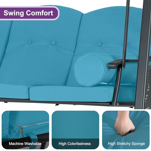 Porch Swing 3 (Turquoise / Porch Swing)