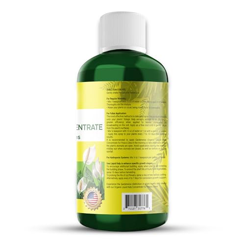Organic Premium Kelp Seaweed Fertilizer for Peace Llily (16 Fl Oz)