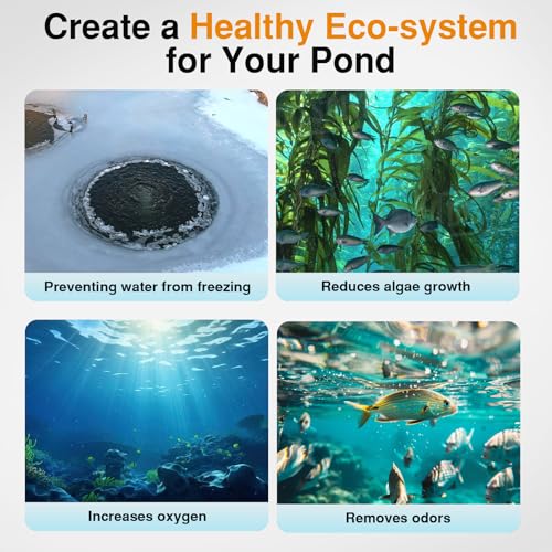 3 4 HP Pond Aerator Kit for Large Lakes up to 3 Acres