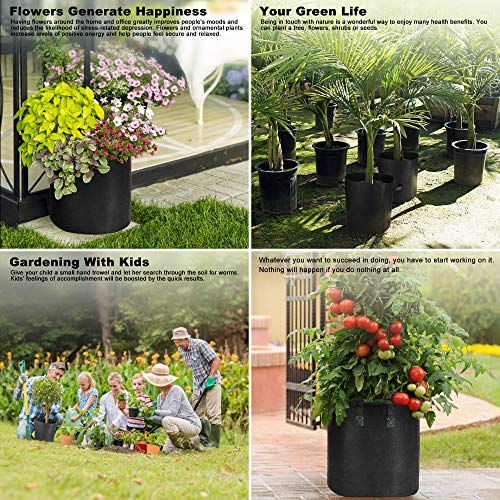 Taller Grow Bags (10 Count)