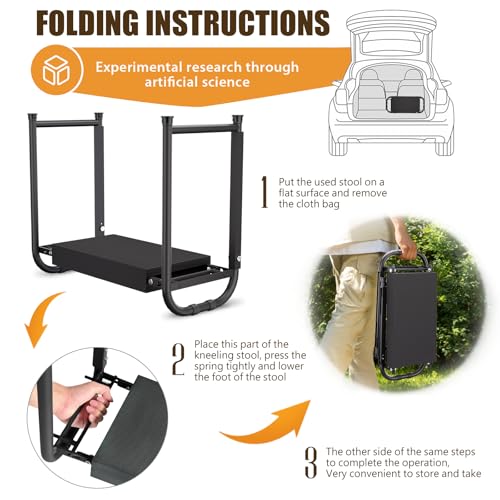Foldable Garden Kneeler and Seat
