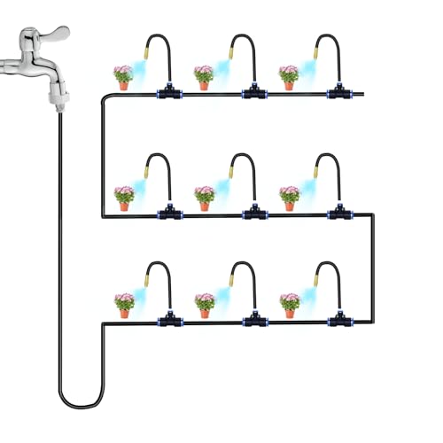 49.21Ft Drip Irrigation Kit System