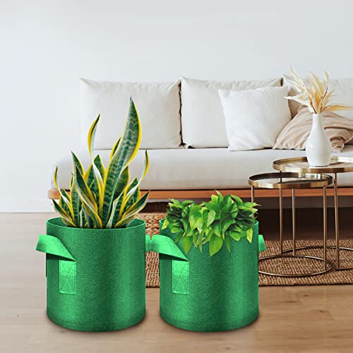 12 Pack 10 Gallon Plant Grow Bags (12 Count)