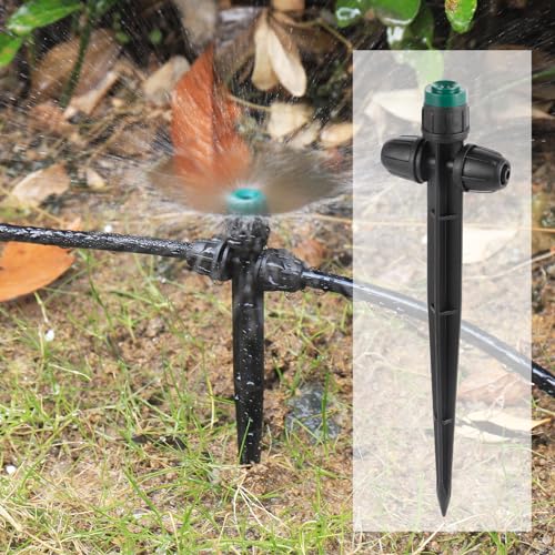 25 PCS Adjustable Drip Irrigation Sprayer Emitter for 1 (25 Count)