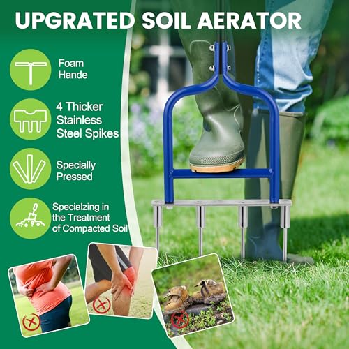 Spike Tine Fork Lawn Aerator