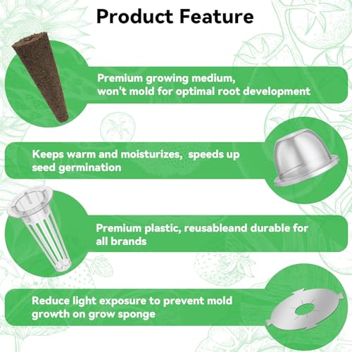 Organic Salad Green Seed Pod Kit for AeroGarden (7 Count)