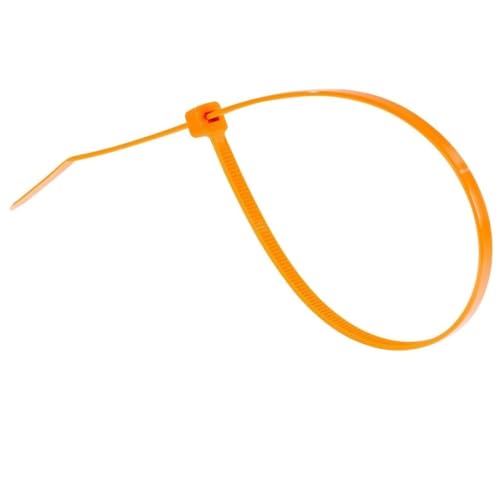 4 Inch Orange Zip Ties (Orange / 4" (18lb))