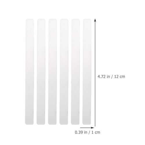 72 Pcs Clear Acrylic Plant Markers for Garden