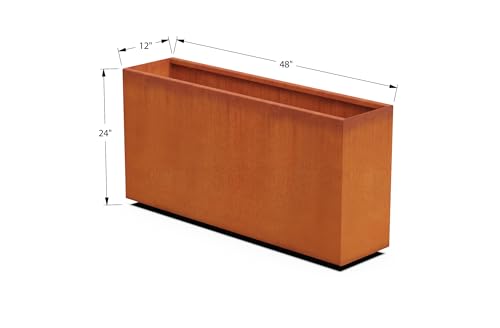 Large Rectangular Planters for Outdoor Plants (288 Sq Ft)