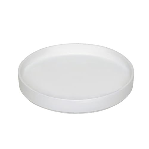 Plant Saucer for Indoors (12in(1 Pack) / Frosted White)