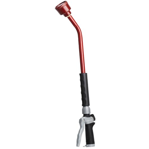 24 Inches Long Watering Wand for Garden Hose (Red)